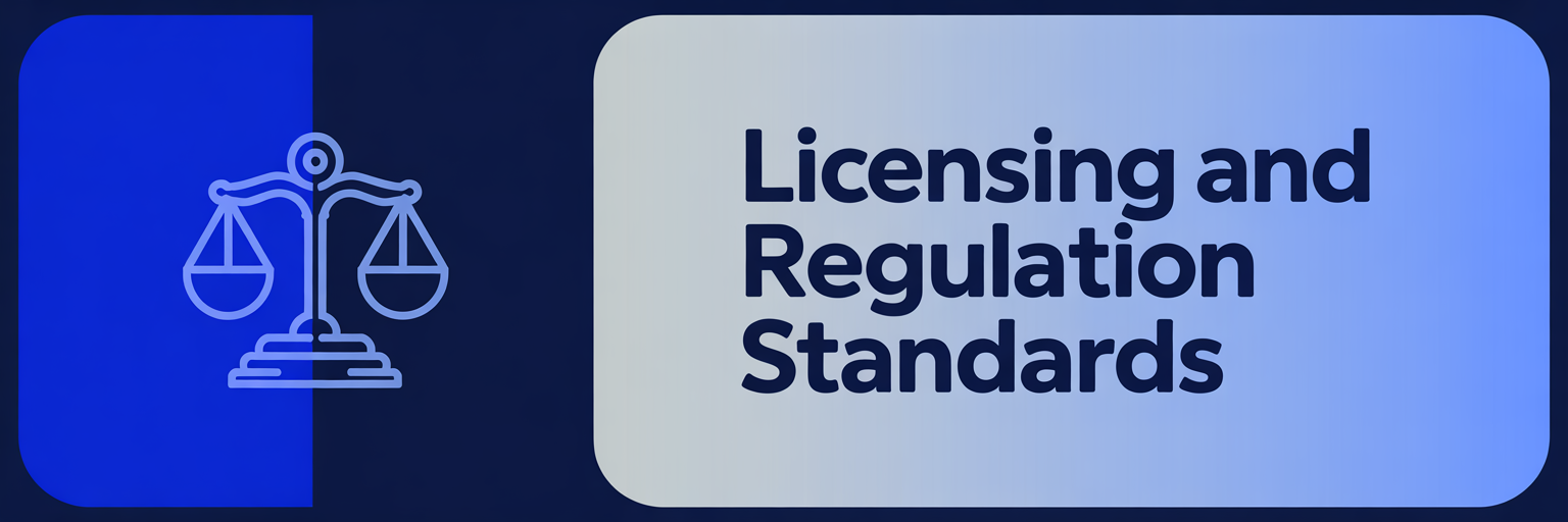 Licensing and regulation standards
